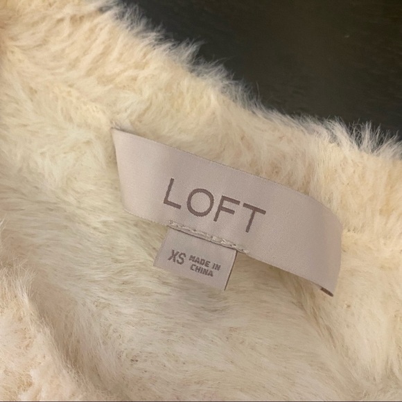 Loft soft sweater zebra print cream and white subtle super soft xs - Picture 5 of 5